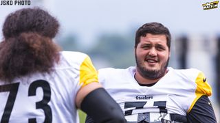 Steelers Comfortable With Nate Herbig At Center In 2024 If A Rookie Can't Start Right Away: "He's A Guy Who Can Fill-In For Half A Year" (Steelers News). Photo by Jordan Schofield